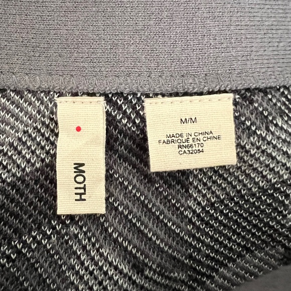 Geometric flare skirt: Black, Greys, Tea length, size M, by Moth - Picture 4 of 4